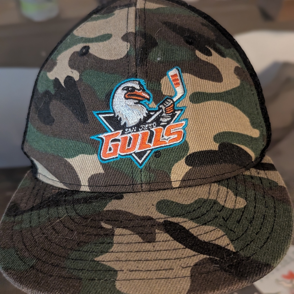 San Diego Gulls AHL Hockey Team Camo Sixth Man Promotions Hat